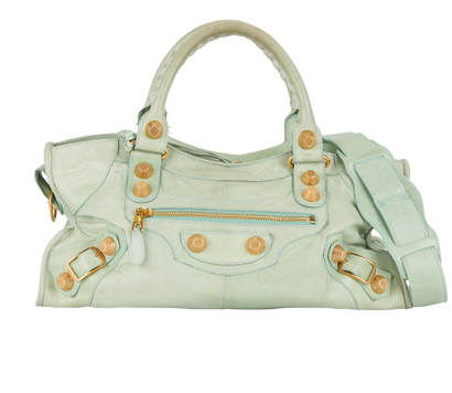 Giant 21 City, £450, Handbags, Green, Leather, Front view